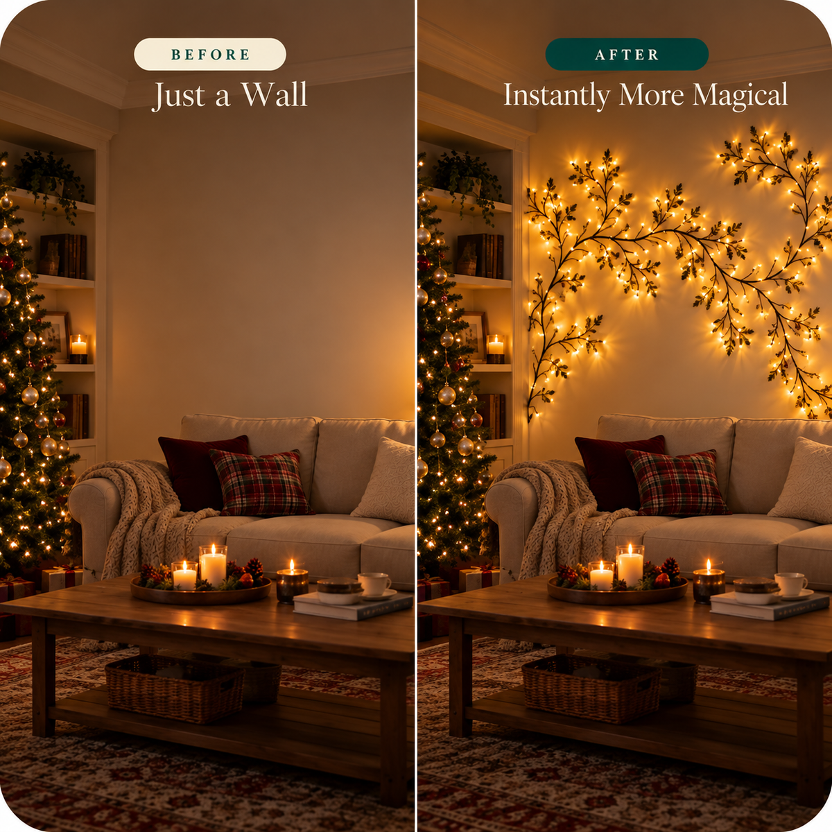 LED Vine Lights That Transform Your Wall